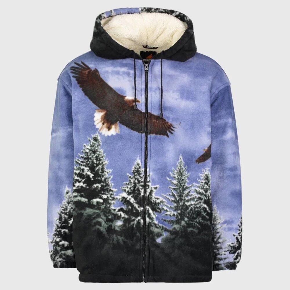 Wildkind Eagle Bird Scout Animal Flight Jacket Sweater Unisex Blue Hoodie S-3X